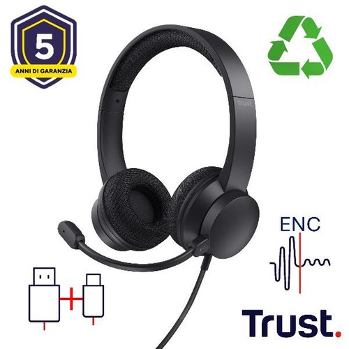 Trust cuffie 260 - trust, hs-260