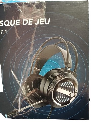 Cuffie gioco nere - nere, 7.1