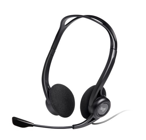 Logitech cuffie con - cuffie, microfono
