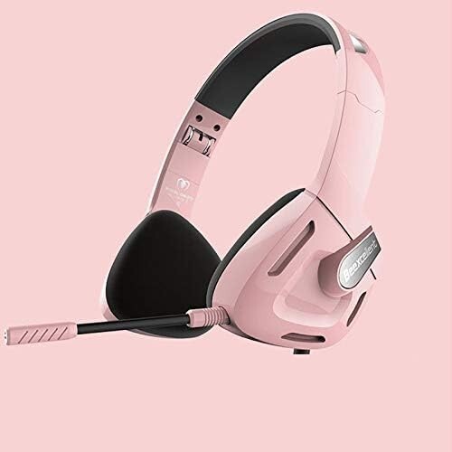 Cuffie rosa con microfono - con, pc